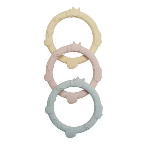 Wild Teething Ring Set