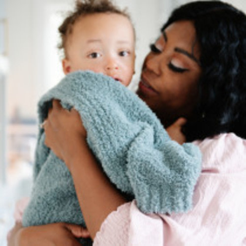 Saranoni Bamboni Receiving Blanket - Spruce