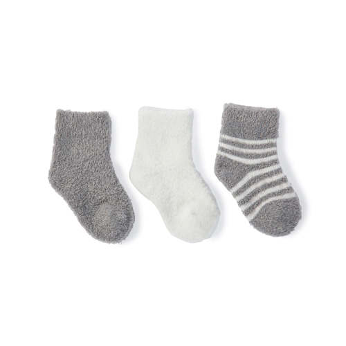 Barefoot Dreams CCL Infant Socks: Set of 3 Pairs