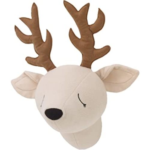 Amazon.com: NoJo Little Love – 3-D Deer Stuffed Wall Hanging Decor, Fauxidermy - Nursery, Bedroom or Playroom Décor Deer, Beige, Brown : Baby