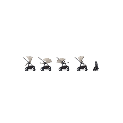 Passeggino M.5x – Set completo dalla nascita con navicella e seduta comfort