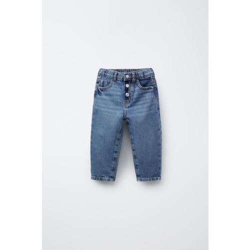 MOM FIT JEANS - Mid-blue | ZARA United States