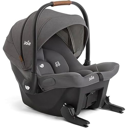 Joie Mint Latch Baseless Infant Car Seat – Lightweight, Built-in Rigid Latch Connectors and Side Impact Protection – No Base Installation Required (Thunder)