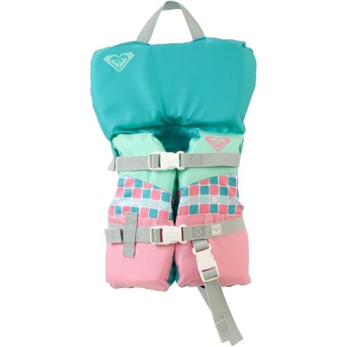ROXY Life Jacket for Youth/Kids/Toddler, USCG Approved Type III PFD, Light-Weight EPE Foam Life Vest for Waterskiing, Rafting, Boating, Paddleboarding, Kayaking, Fishing Watersports