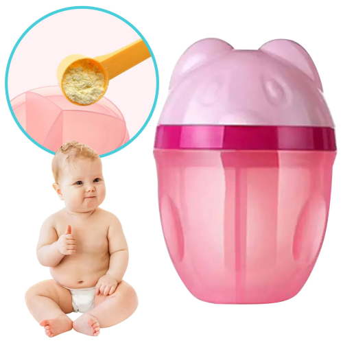 Clearance Food Storage under $5 Portable Infant Baby Three Lattice Powder Dispenser Formula Storage Box Container For Outing