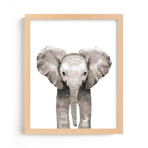 Baby Animal Elephant Children's Art Prints by Cass Loh | Minted