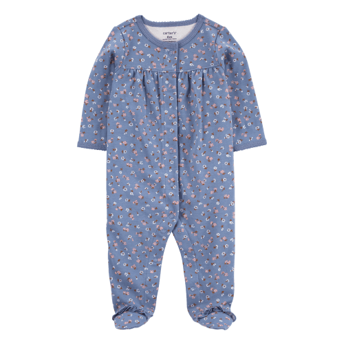 Baby Floral Snap-Up Cotton Sleep & Play Pajamas - Carter's | Carter's