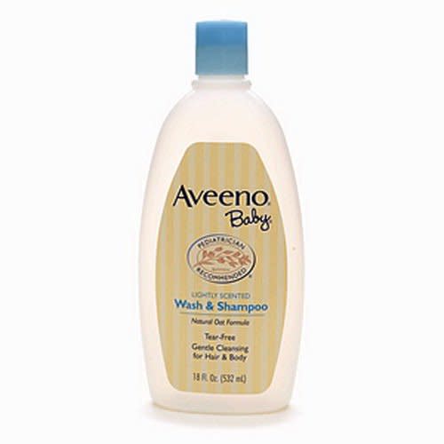 Aveeno Lightly Scented Baby Wash And Shampoo, Tear Free, 18 Oz, 2 Pack