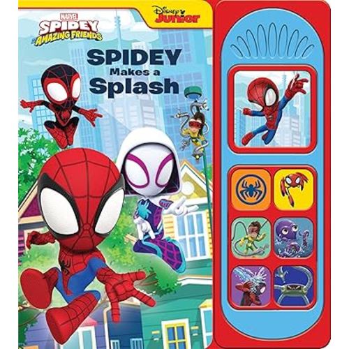 Marvel Spider-man - Spidey and his Amazing Friends – Spidey Makes a Splash Sound Book - PI Kids