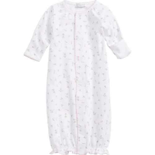 Convertible Pima Cotton Gown, Newborn