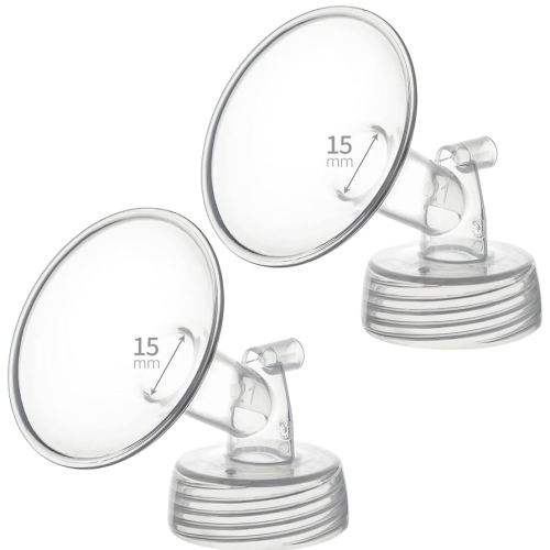 15mm Flange Compatible with Spectra S2 S1 9 Plus Ameda MYA Motif Luna Cimilre Breastpumps Replacement Pump Parts Flange Compatible with Spectra Parts/Accessories