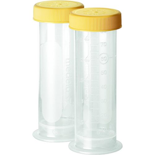 Medela Breast Milk Storage Bottles, 2.7 Ounce Containers, Leak Proof Lids, Breastmilk Freezer or Refrigerator Storage, Made Without BPA , 12 Count (Pack of 1 )