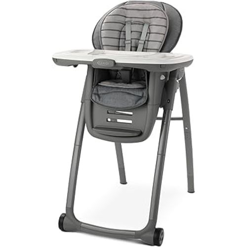 Graco Table2Table Premier Fold 7 in 1 Convertible High Chair | Converts to Dining Booster Seat, Kids Table, and More, Maison