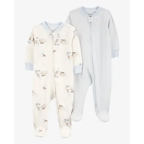 Baby 2-Pack 2-Way Zip Sleep & Play Pajamas - Carter's | Carter's