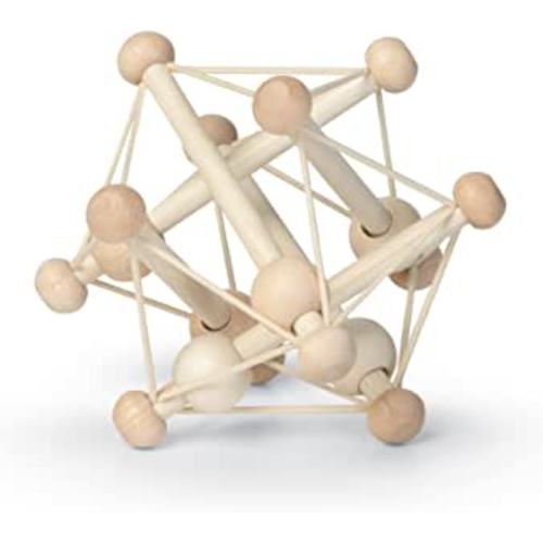 Amazon.com: Manhattan Toy Skwish Natural Rattle and Teether Grasping Activity Toy : Toys & Games