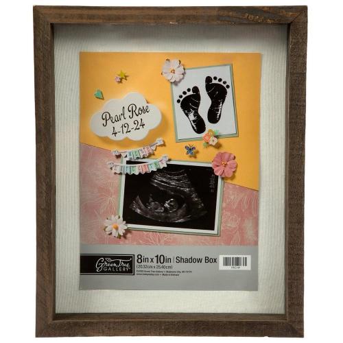 Wood Shadow Box - 8" x 10"