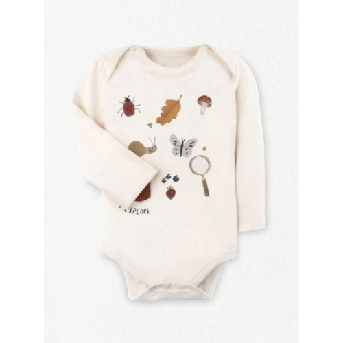 let's explore - Long Sleeve Bodysuit | littlelightcollective