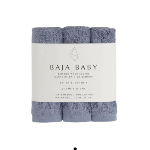 Wash Cloths - 3 Pack | Snuggle Bugz | Canada's Baby Store