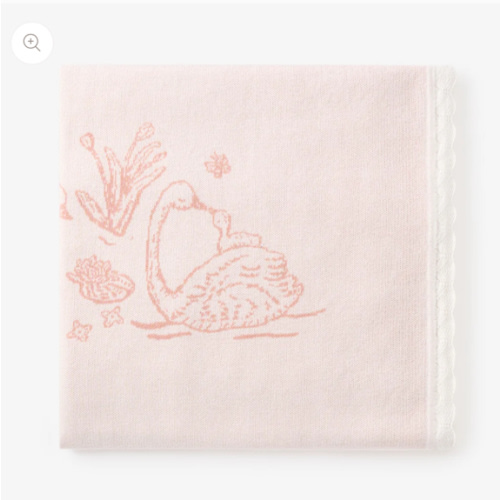 Swan Knit Blanket