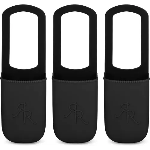 Ryan & Rose Cutie Holder Universal Stroller Cup Holder (Black (3 Pack))