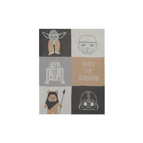 Star Wars The Force Knit Baby Blanket - Yoda/Ewok/R2-D2/Vader
