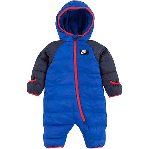 Nike Baby`s Puffer Snowsuit (Game Royal(56F422-U89)/Red, 6 Months)