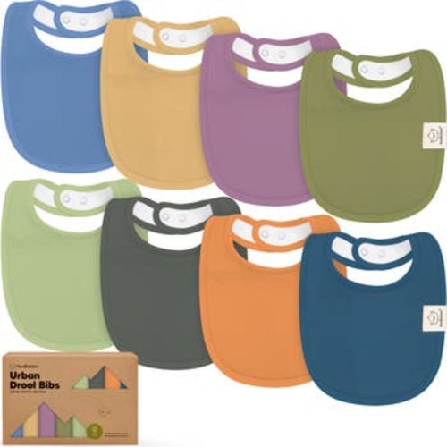 8-Pack Baby Drool Bibs