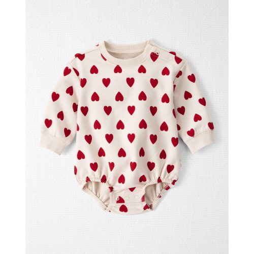 Baby Organic Cotton Bubble in Forever Hearts Print - Little Planet | Carter's