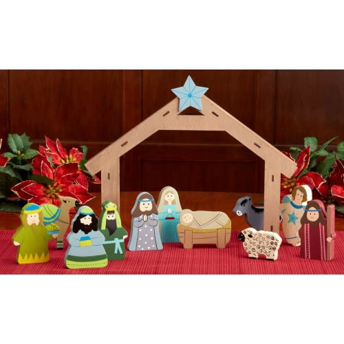 12pc. Childrens Nativity Set RLN095