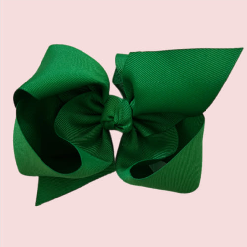 Emerald Grosgrain Bow