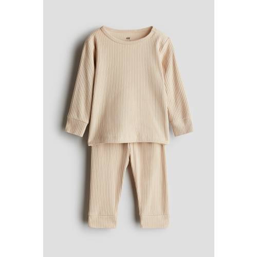RIBBED COTTON SET