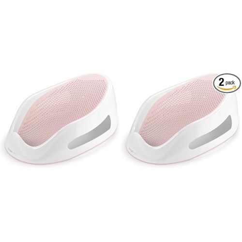 Angelcare Baby Bath Support (Pink) | Ideal for Babies Less Than 6 Months Old (Pack of 2)
