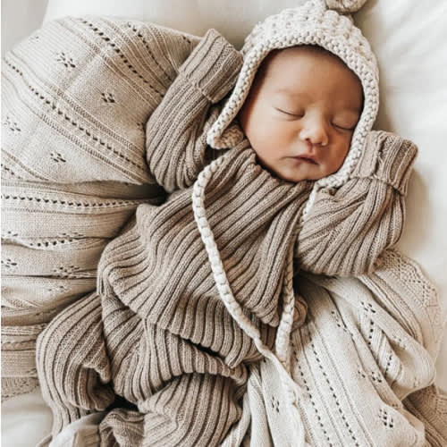 Chunky Rib Pullover - Acorn