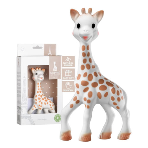 Sophie la girafe | Handcrafted for 60 Years in France | Natural Rubber | Designed for Teething Babies | Awaken All 5 Senses | Easy to Clean