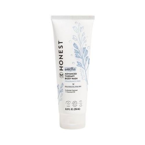 The Honest Company Soothe Fragrance Free Advanced Therapy Body Wash - 8.0 fl oz