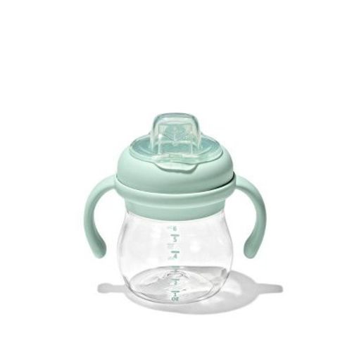 Oxo 6oz Tot Transitions Soft Spout Sippy Cup With Removable Handles - Opal