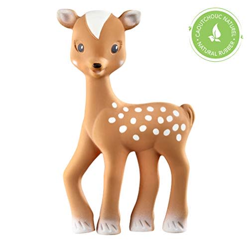 Fanfan The Fawn, Sophie la girafe | Teether Friend to Sophie la girafe | Natural Rubber | Designed for Teething Babies | Awaken All 5 Senses | Easy to Clean | Pack of 1