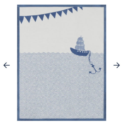 Ahoy Matey Mini Blanket
