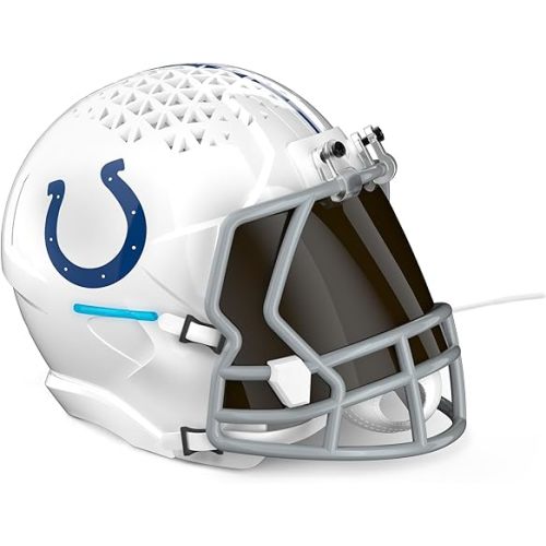 NFL Echo Dot Bundle: Includes Echo Dot | Deep Sea Blue and Limited-Edition NFL Helmet Stand | Indianapolis Colts