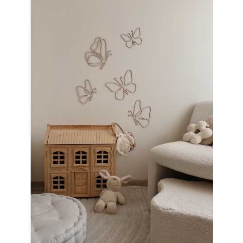Wooden butterflies, butterfly, lineart butterfly, kidsroom decoration, Kidsroom decor, kinderzimmer, Schmetterling aus holz, nursery decor