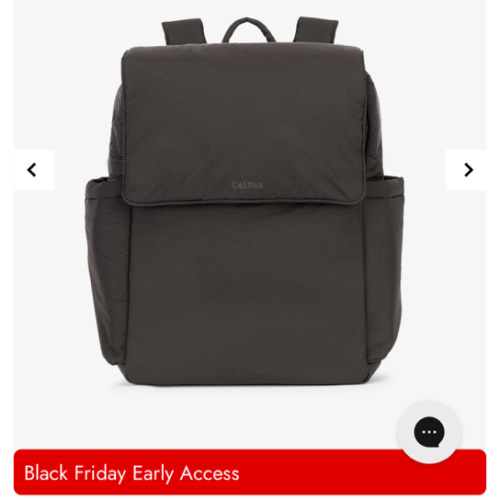 Diaper Backpack with Laptop Sleeve - BLACK