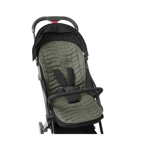 Quilted Pram Liner - Green