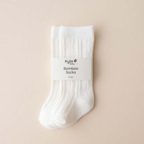 Knee High Socks in Cloud