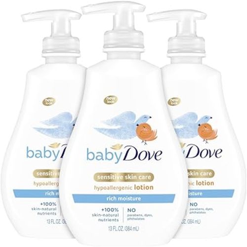 Baby Dove Lotion, Rich Moisture, 13 Ounce (Pack of 3)