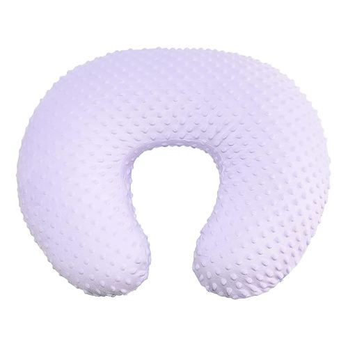 OWLOWLA Nursing Pillow Cover, Breastfeeding Pillow Slipcover Fits Nursing Pillow for Baby Boy Girl(Lilac)