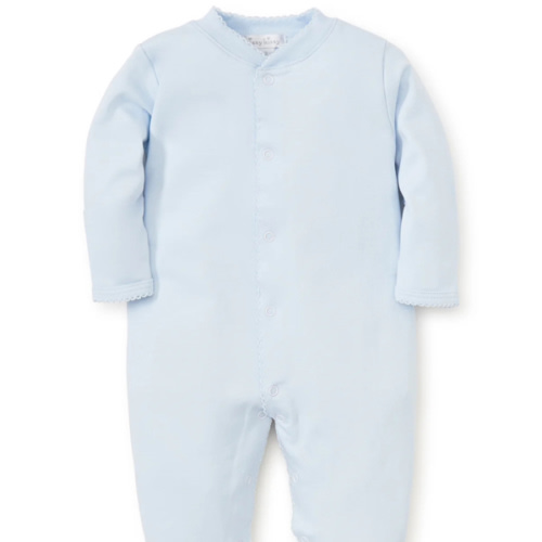 Blue Kissy Basics Footie NB