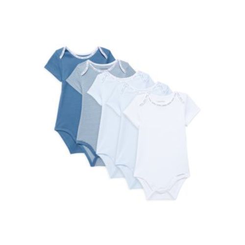 Baby Boys 5-Pack Logo Trim Bodysuit