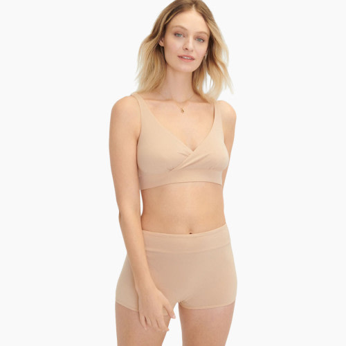 Hatch Collection The Dream Feed Nursing Friendly And Sleep Bralette - Sand, S