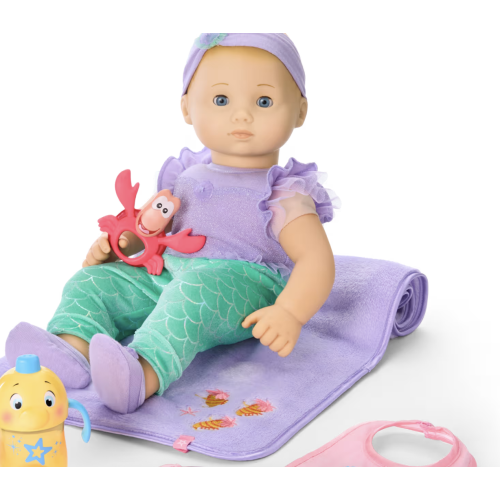 Disney Princess Ariel Cuddle & Care Set with Bitty Baby® Doll by American Girl®