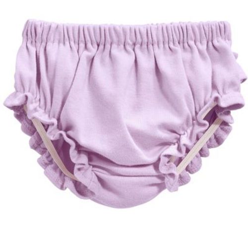 City Threads Usa-made Girls Soft Cotton Ruffle Diaper Cover | White - 2t